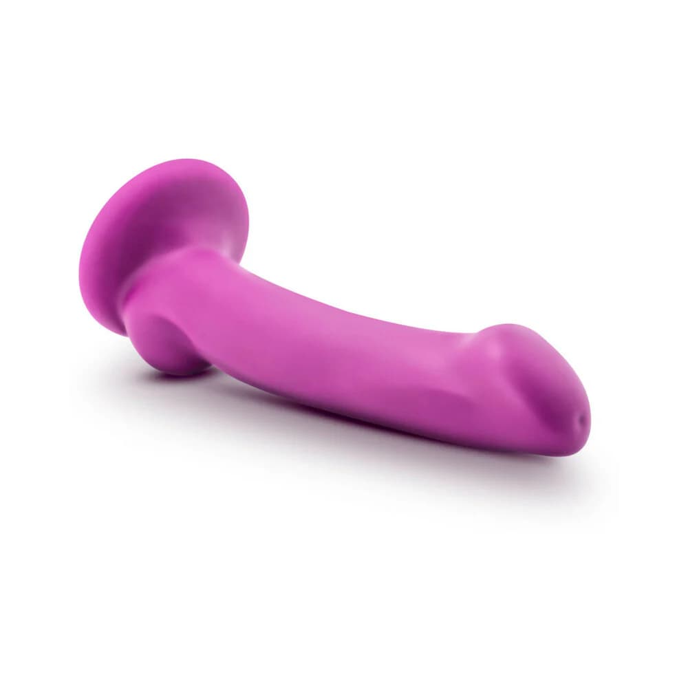 Avant D9 Ergo Mini 7 in. Dual Density Silicone Dildo Violet thumbnail