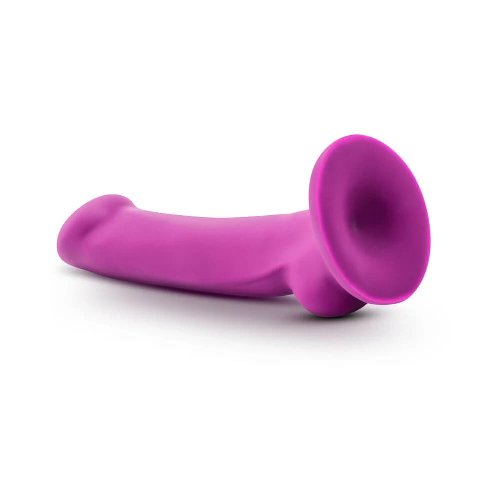Avant D9 Ergo Mini 7 in. Dual Density Silicone Dildo Violet thumbnail