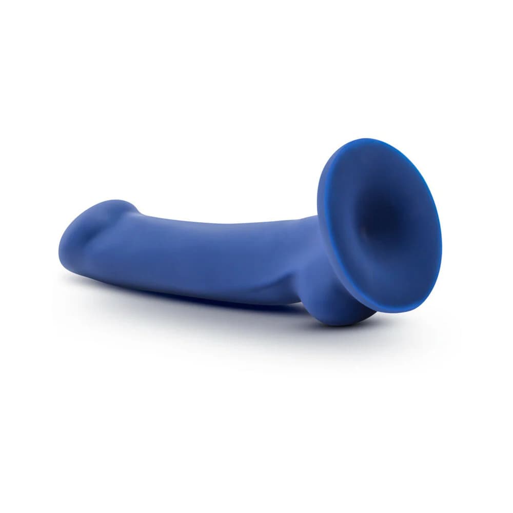 Avant D10 Ergo Mini 7 in. Dual Density Silicone Dildo Indigo thumbnail