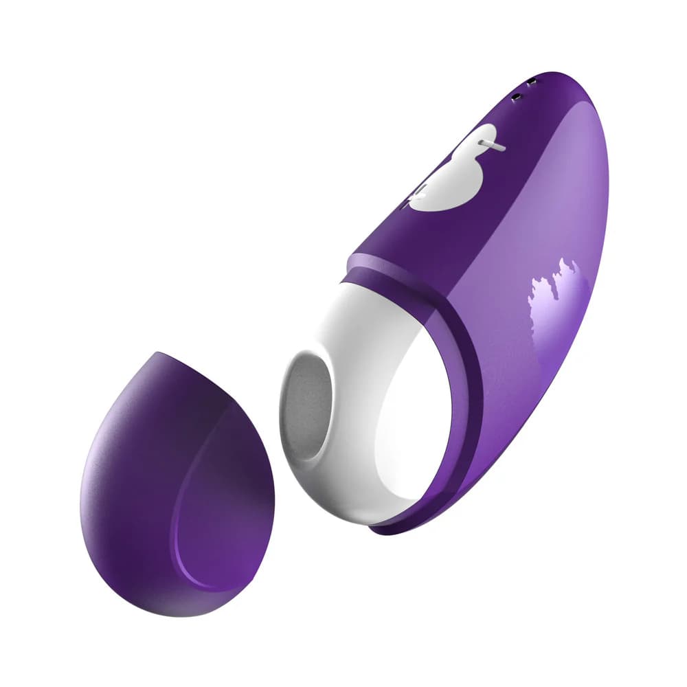 ROMP Free Rechargeable Silicone Pleasure Air Clitoral Vibrator Purple thumbnail