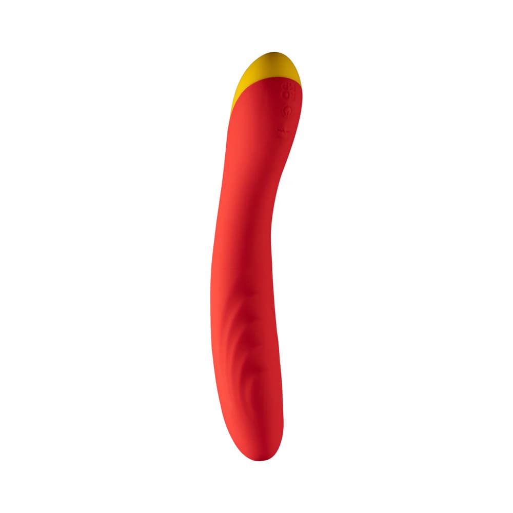 ROMP Hype Rechargeable Silicone G-Spot Vibrator Red thumbnail