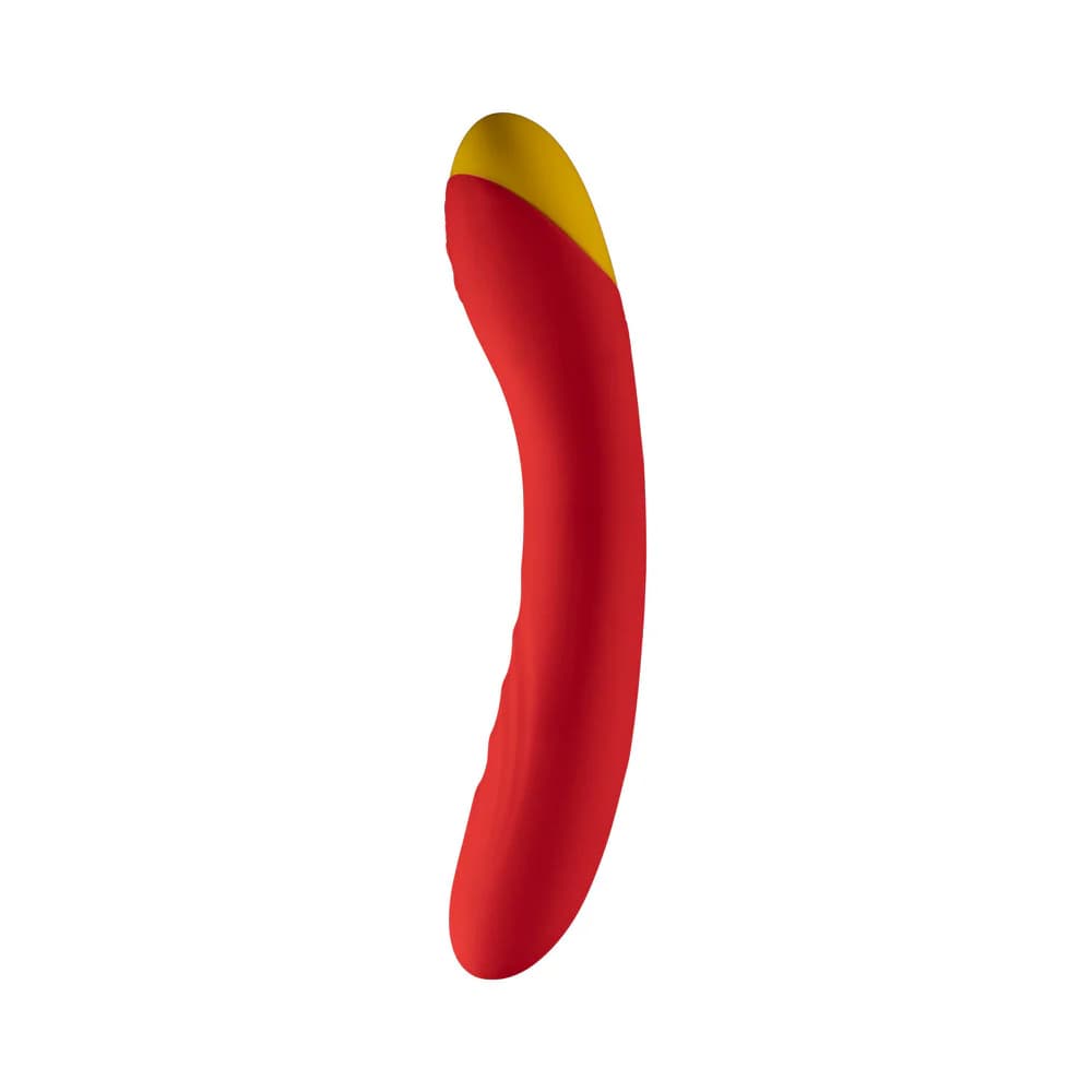 ROMP Hype Rechargeable Silicone G-Spot Vibrator Red thumbnail