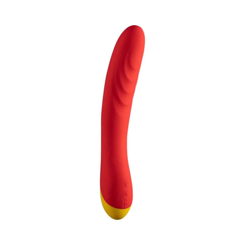 ROMP Hype Rechargeable Silicone G-Spot Vibrator Red thumbnail