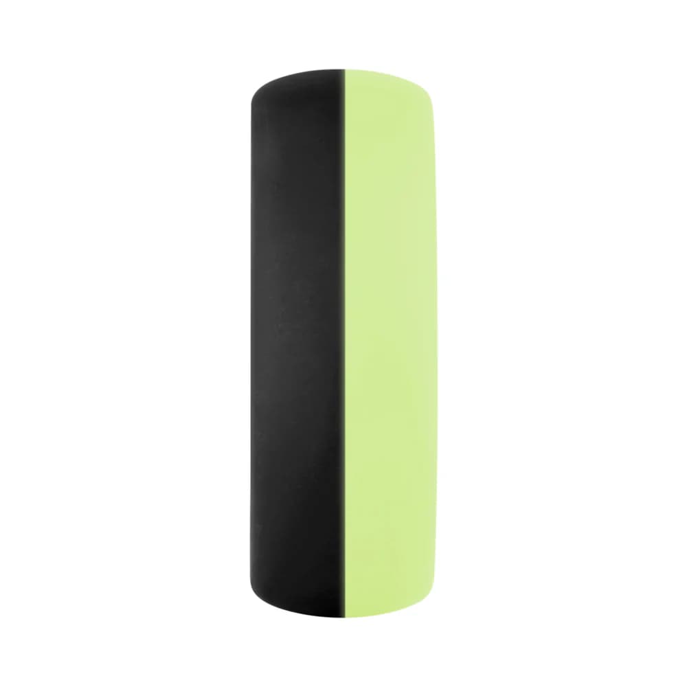 Forto F-19 Liquid Silicone 2-Tone Cockring Black/Glow thumbnail
