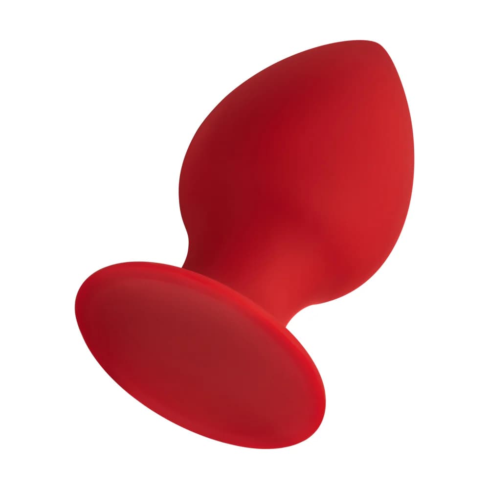 Forto F-98 Cone Silicone Anal Plug Large Red thumbnail