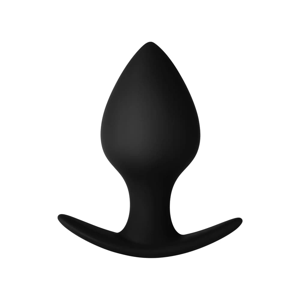 Forto F-60 Spade Silicone Anal Plug Small Black thumbnail