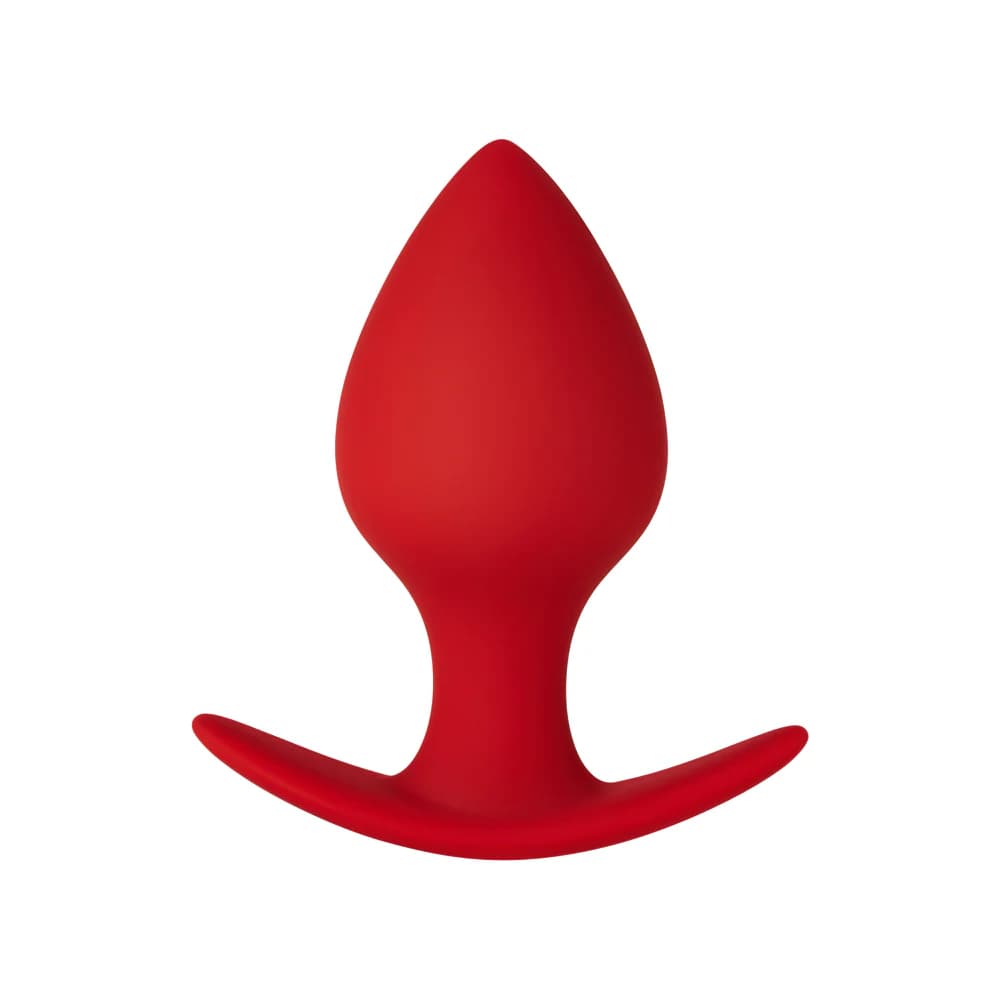 Forto F-60 Spade Silicone Anal Plug Small Red thumbnail