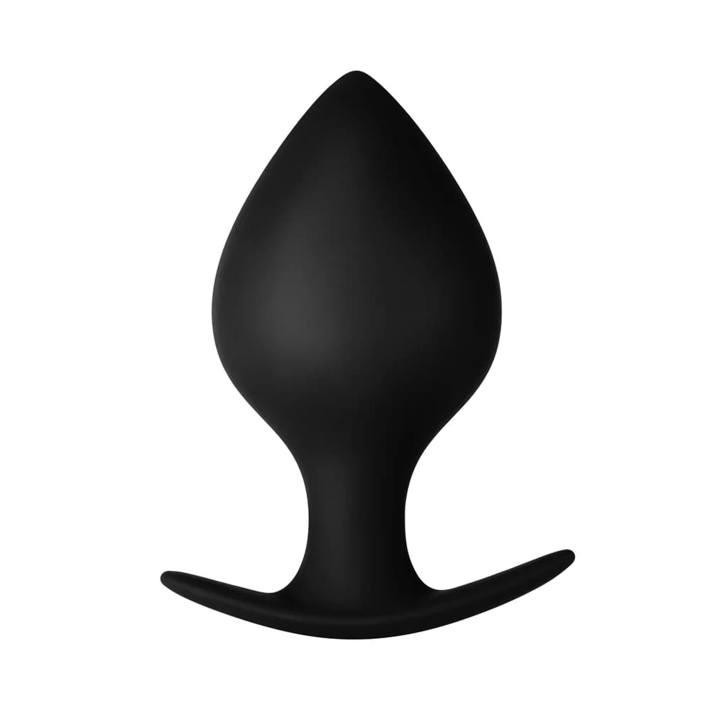 Forto F-60 Spade Silicone Anal Plug Medium Black thumbnail