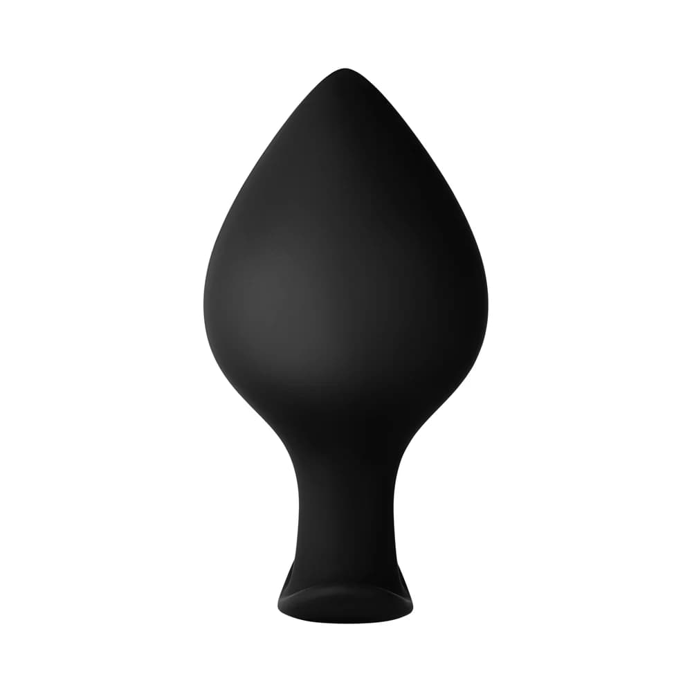 Forto F-60 Spade Silicone Anal Plug Medium Black thumbnail