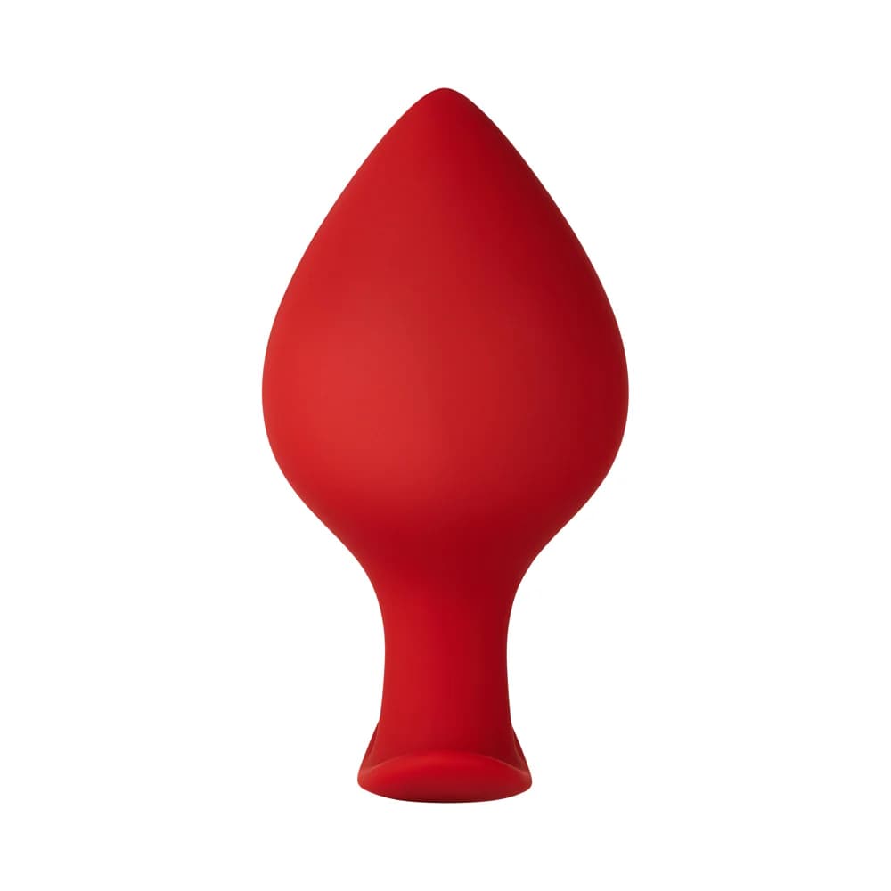 Forto F-60 Spade Silicone Anal Plug Medium Red thumbnail