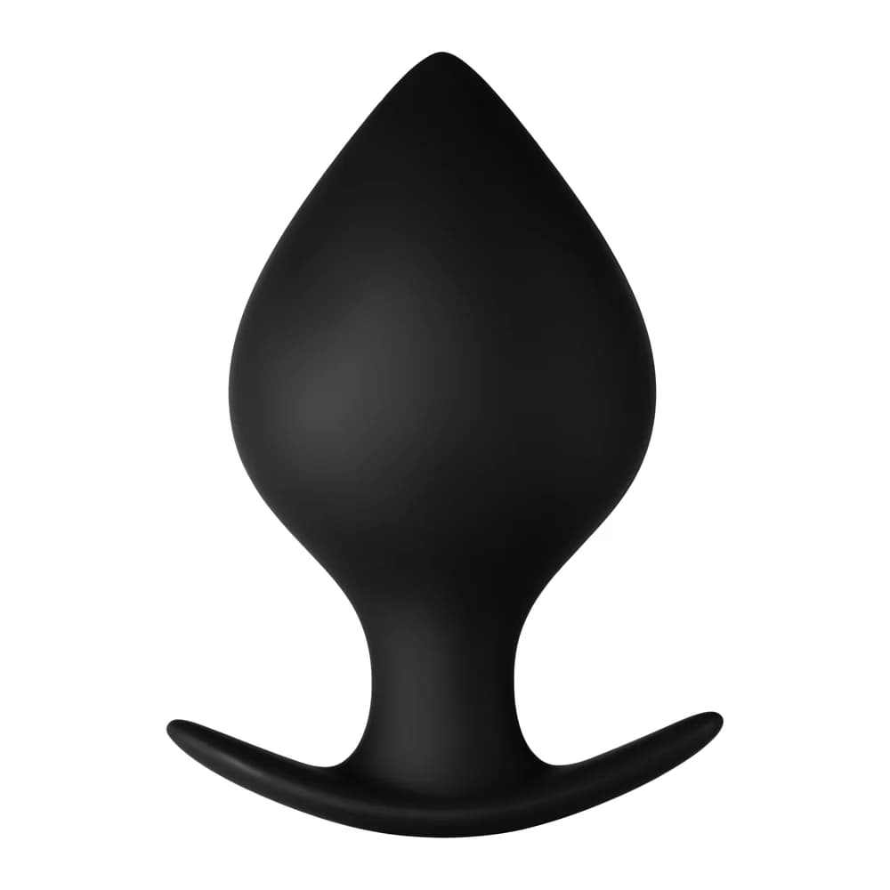 Forto F-60 Spade Silicone Anal Plug Large Black thumbnail