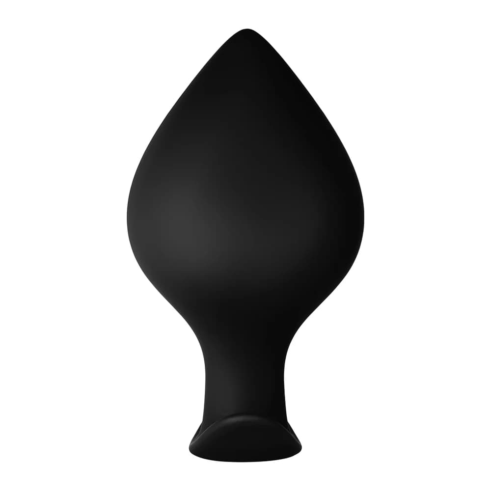 Forto F-60 Spade Silicone Anal Plug Large Black thumbnail