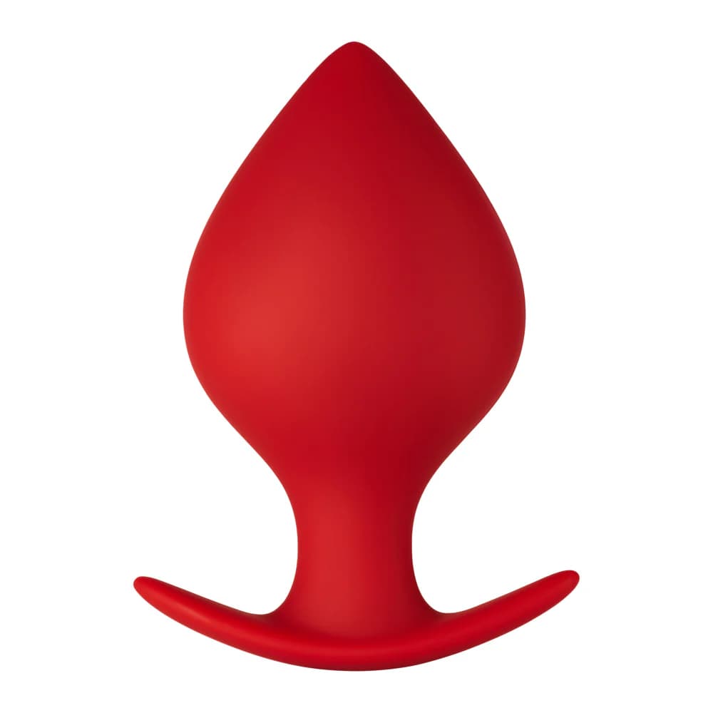Forto F-60 Spade Silicone Anal Plug Large Red thumbnail