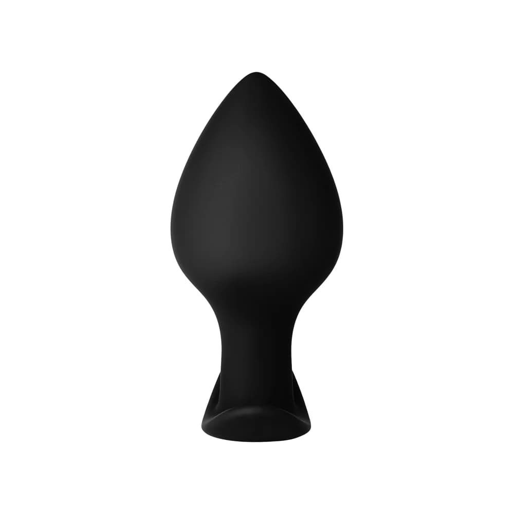 Forto F-63 Rattler Spade Silicone Anal Plug Small Black thumbnail