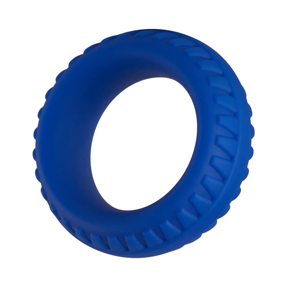 Forto F-12 Liquid Silicone Cockring 35mm Blue thumbnail