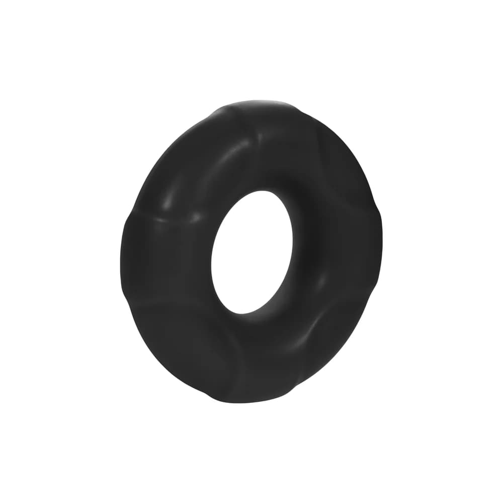 Forto F-33 Liquid Silicone Cockring Small Black thumbnail