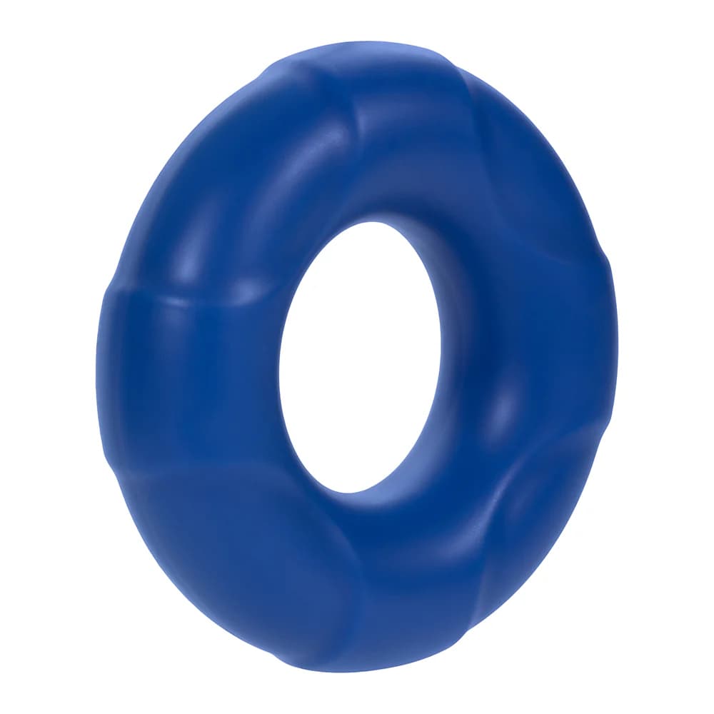 Forto F-33 Liquid Silicone Cockring Large Blue thumbnail