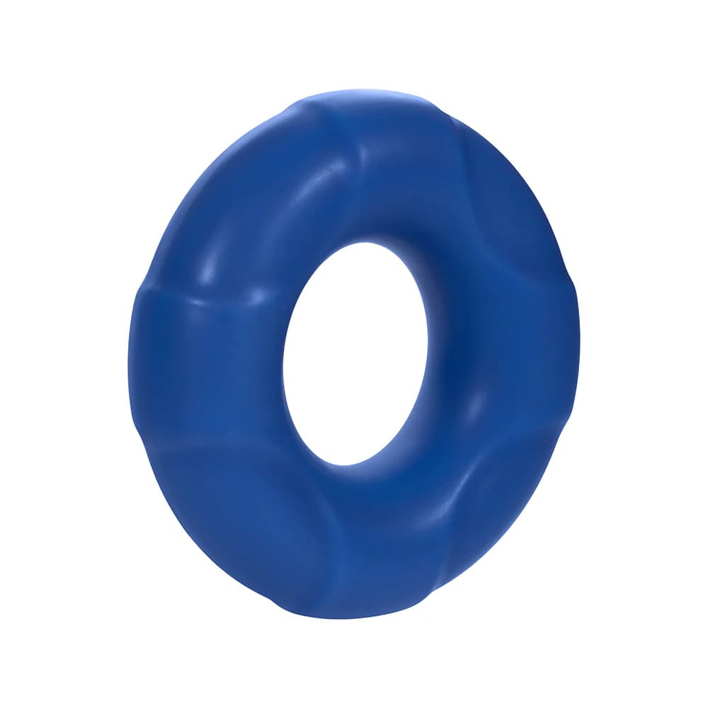 Forto F-33 Liquid Silicone Cockring Medium Blue thumbnail