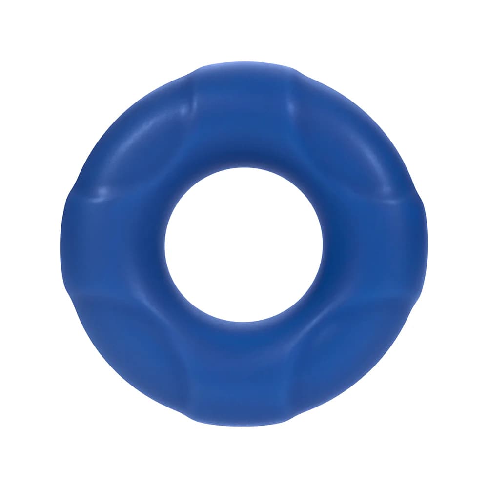 Forto F-33 Liquid Silicone Cockring Medium Blue thumbnail