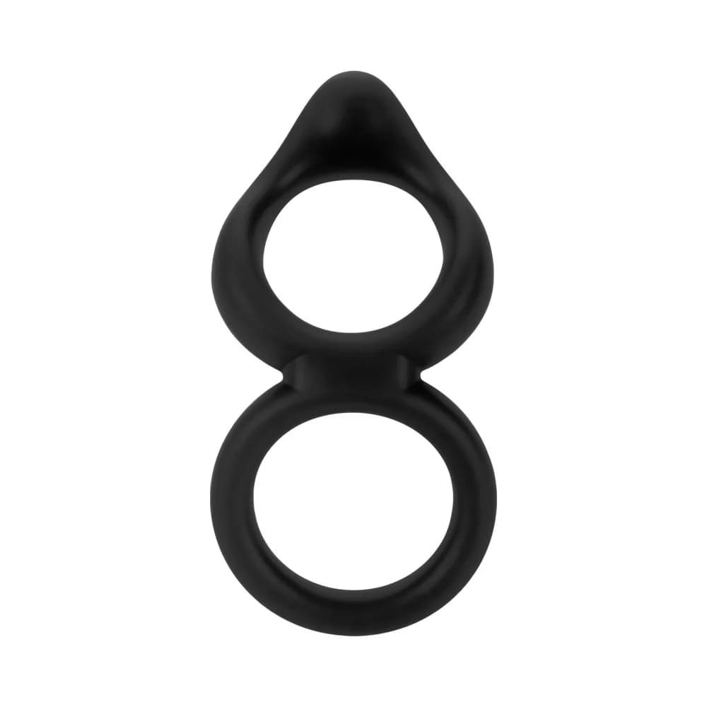 Forto F-88 Liquid Silicone Cock & Ball Ring Black thumbnail