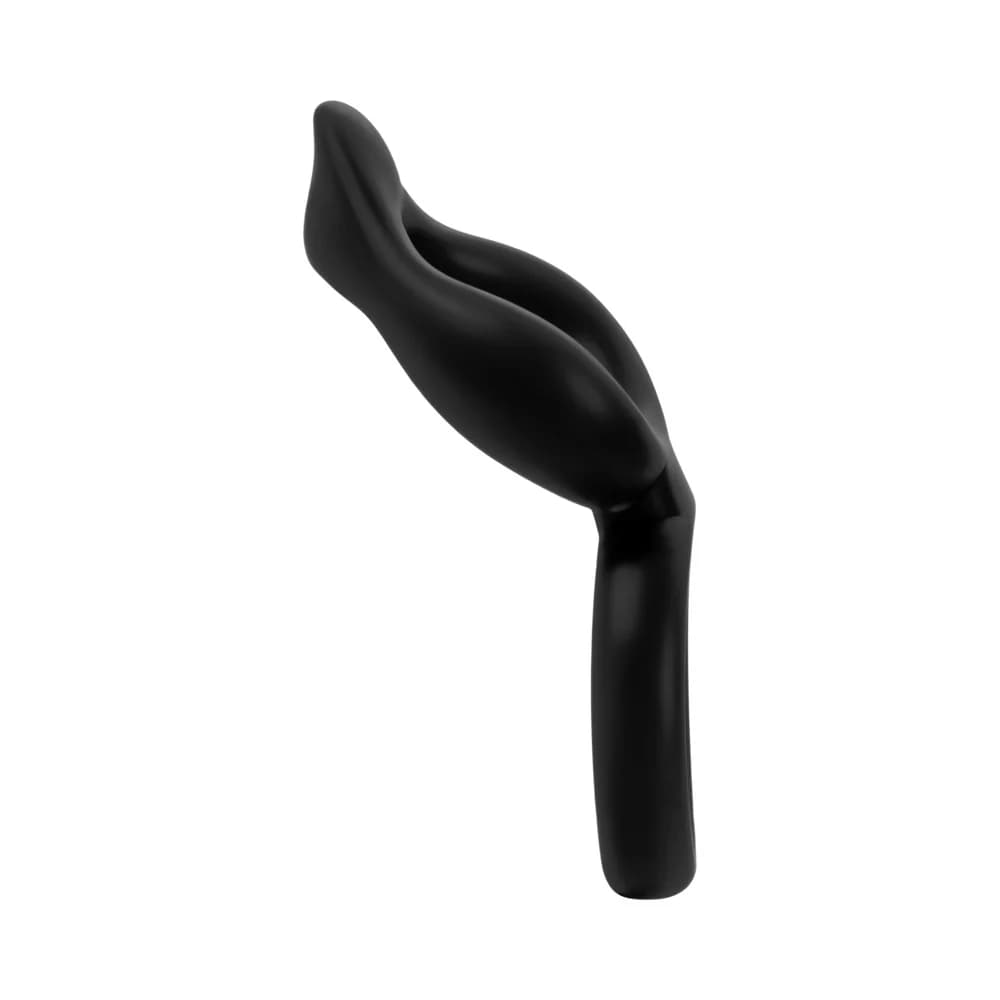 Forto F-88 Liquid Silicone Cock & Ball Ring Black thumbnail