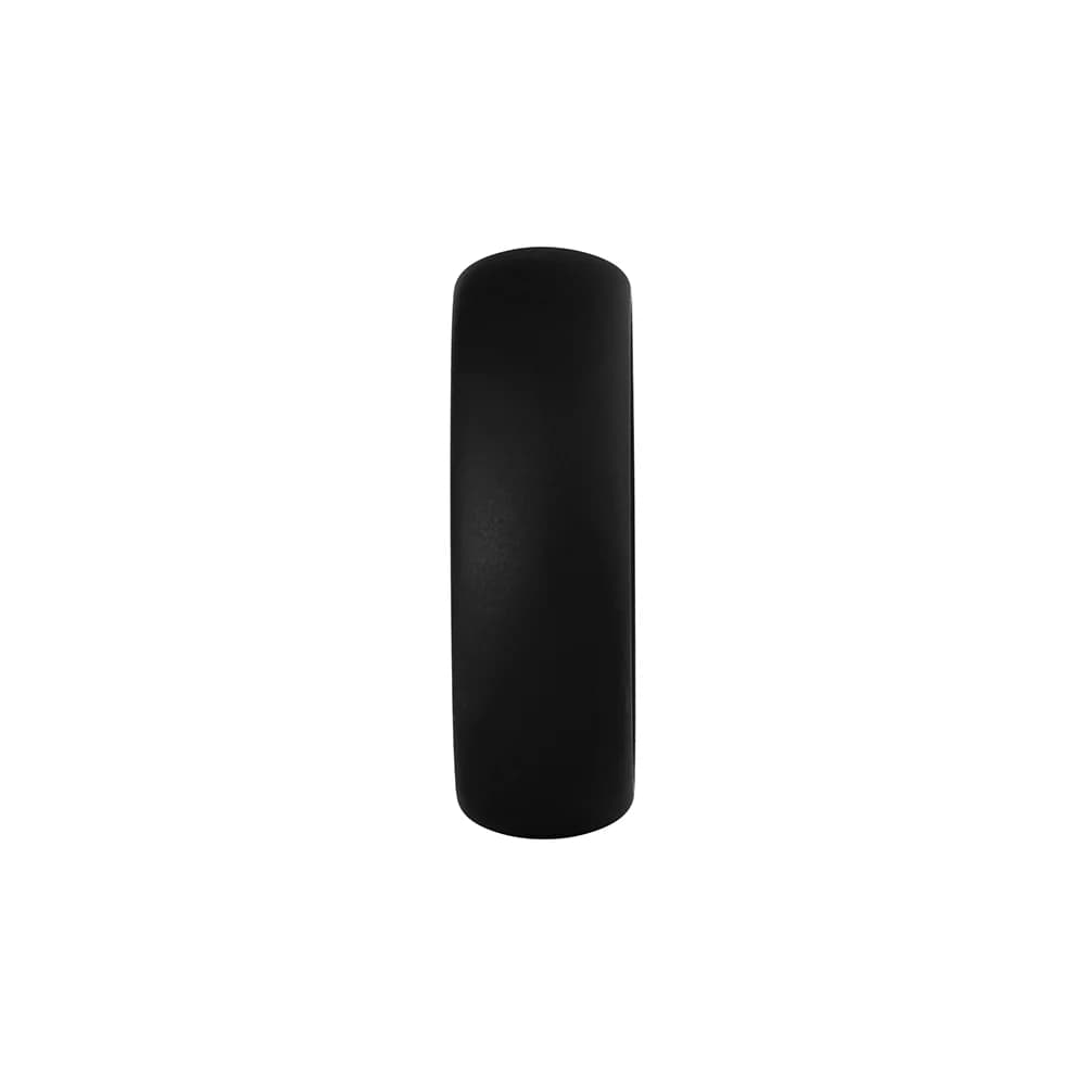 Forto F-64 Wide Liquid Silicone Cockring Small Black thumbnail