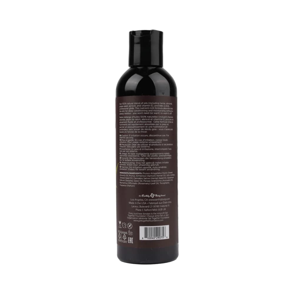 Earthly Body Hemp Massage Oil Beach Daze 8 oz. thumbnail