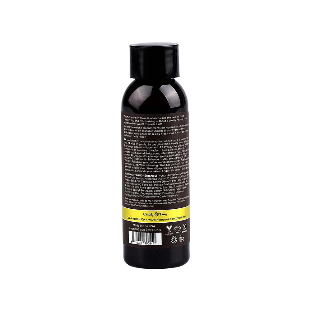 Earthly Body Hemp Massage Oil Beach Daze 2 oz. thumbnail