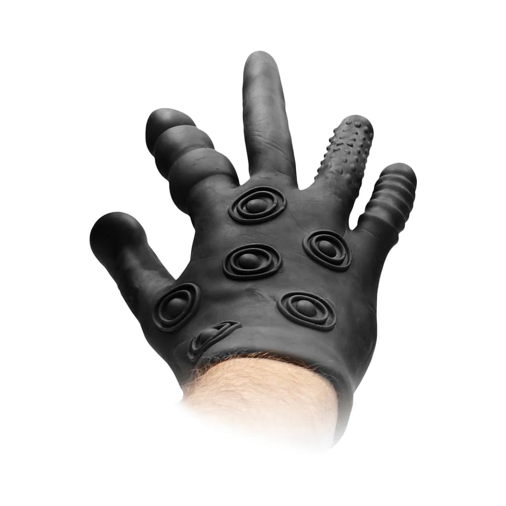 Fist It Silicone Stimulation Glove Black thumbnail