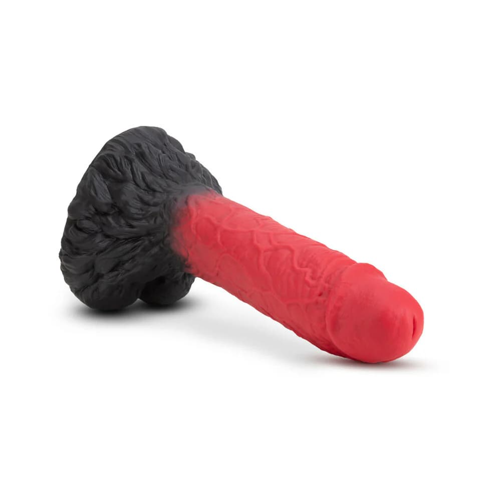 The Realm Lycan 10.5 in. Silicone Lock On Fantasy Werewolf Dildo Red thumbnail