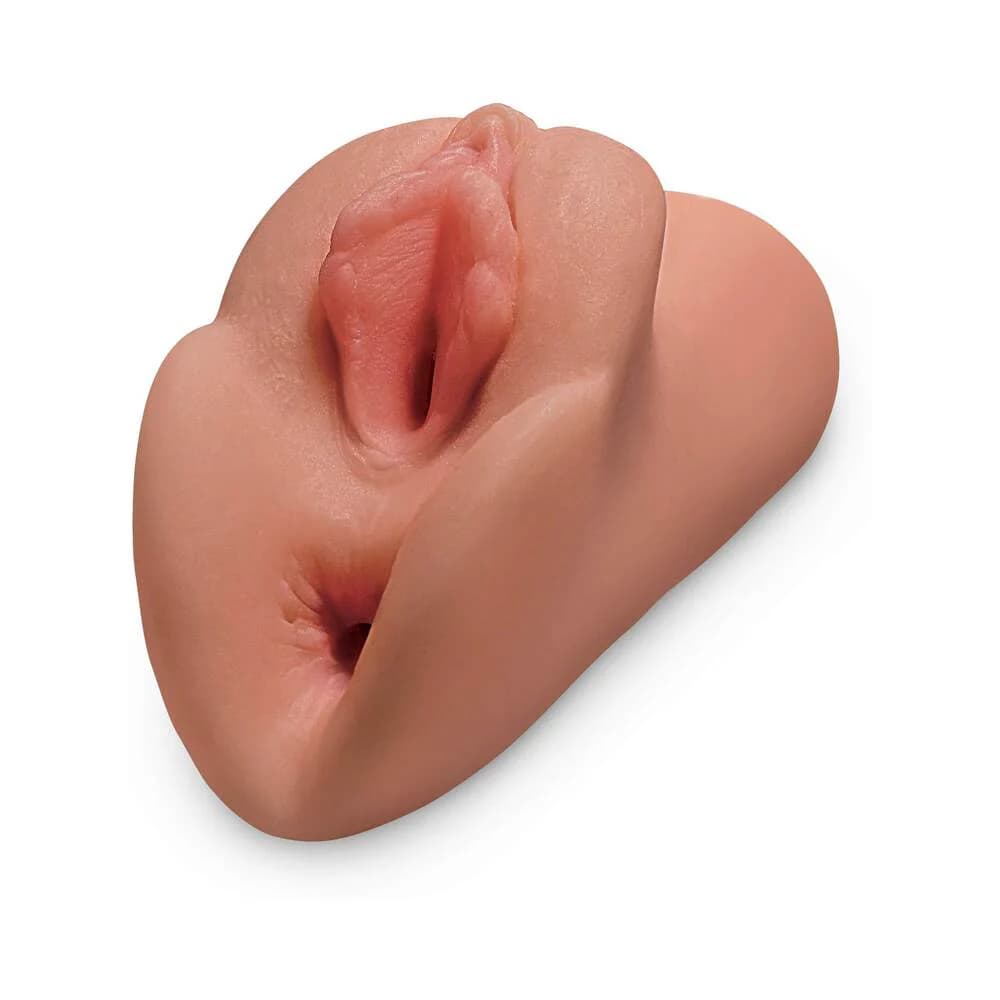PDX Plus Perfect Pussy Double Stroker Tan thumbnail