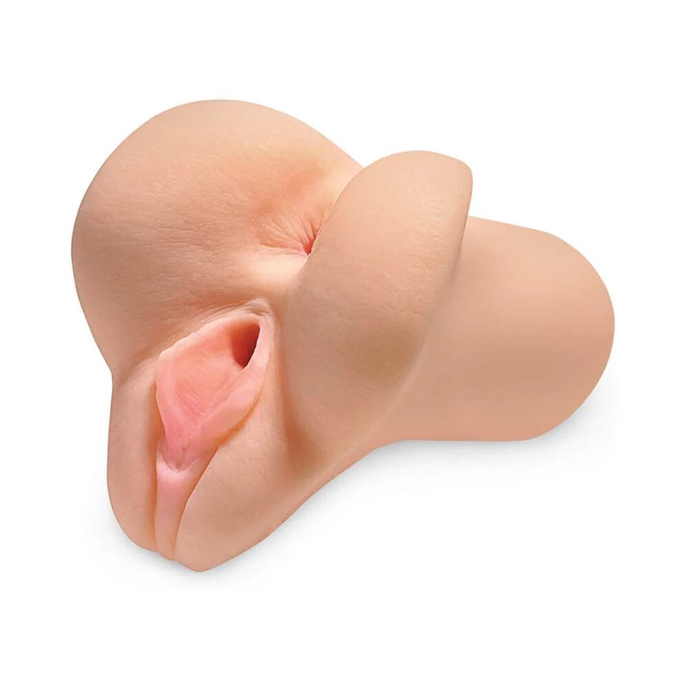 PDX Plus Pick Your Pleasure Dual Entry Stroker Beige thumbnail
