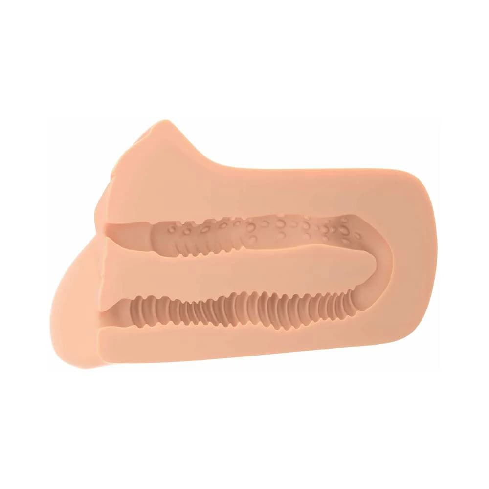 PDX Plus Pick Your Pleasure Dual Entry Stroker Beige thumbnail
