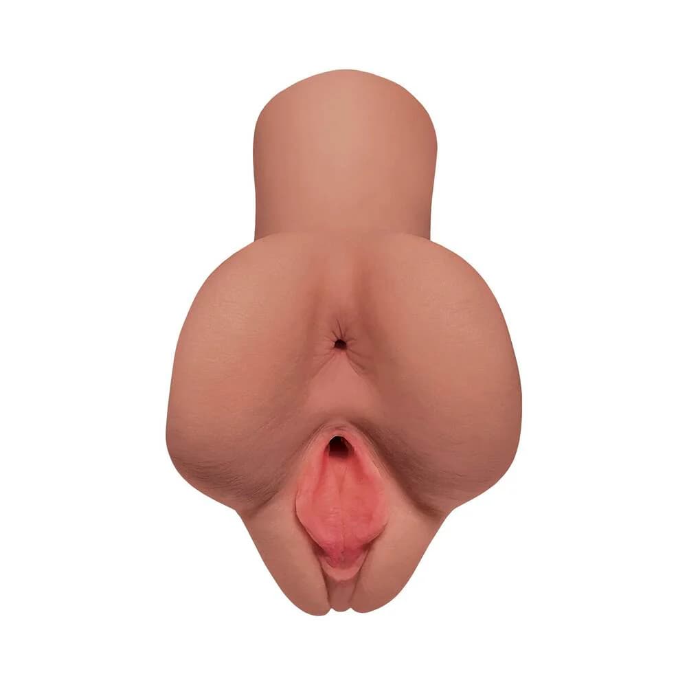 PDX Plus Pick Your Pleasure Dual Entry Stroker Tan thumbnail
