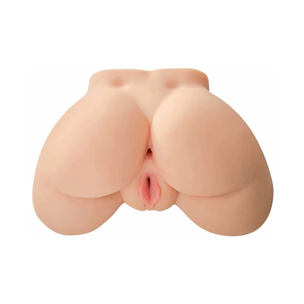PDX Plus Perfect Ass Dual Entry Masturbator Beige thumbnail