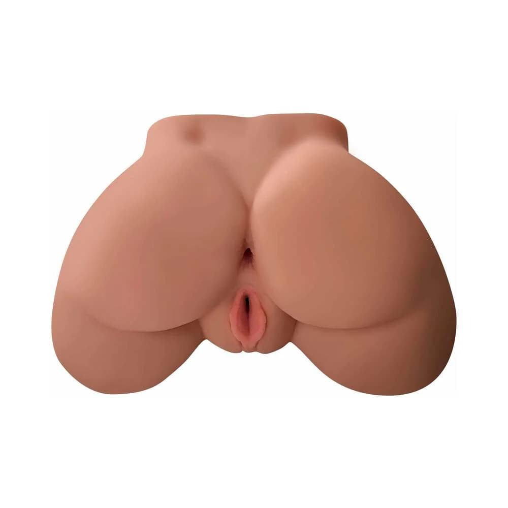 PDX Plus Perfect Ass Dual Entry Masturbator Tan thumbnail