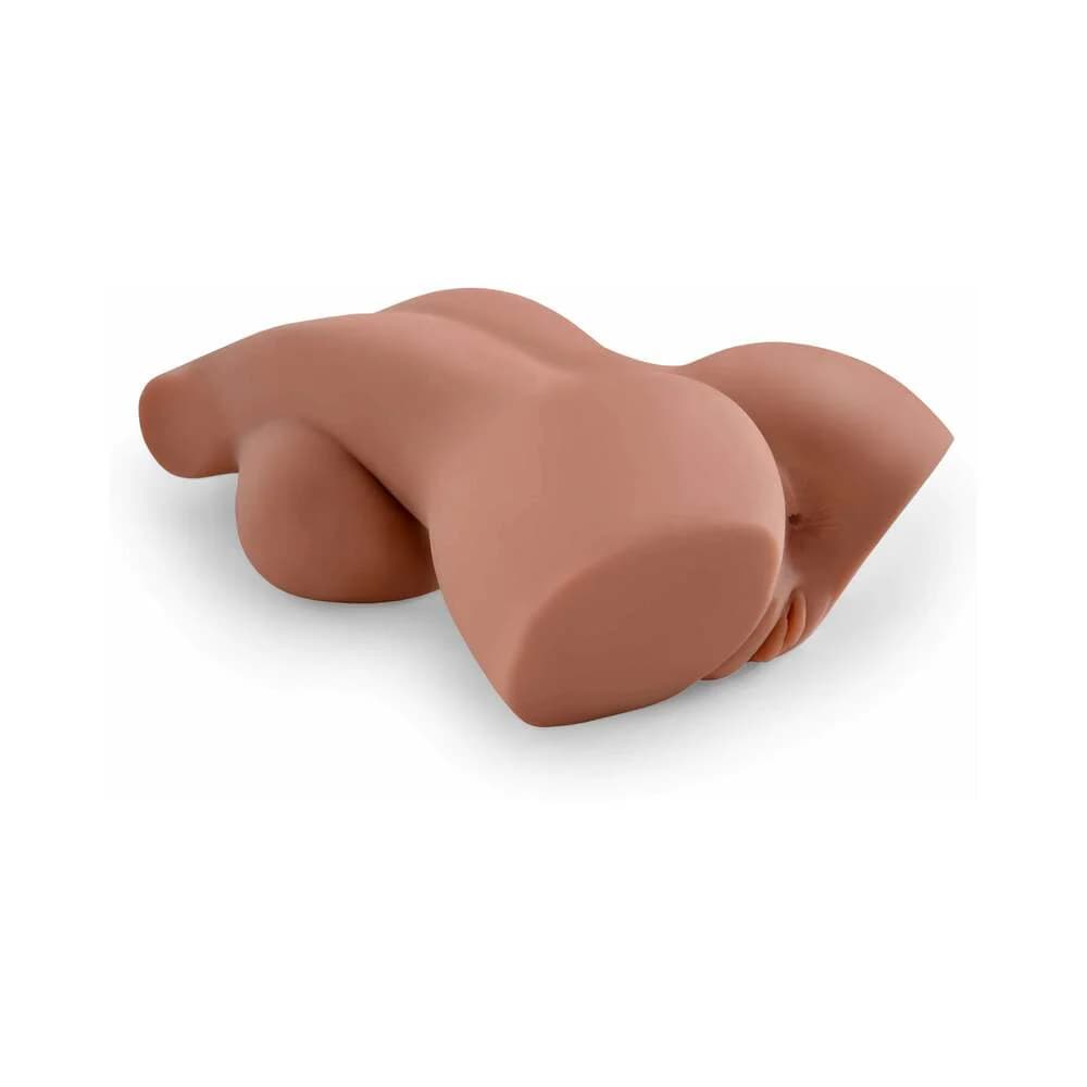 PDX Plus Perfect 10 Torso Dual Entry Masturbator Tan thumbnail