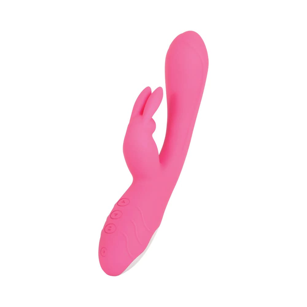 Evolved Bunny Kisses Rechargeable Silicone Rabbit Vibrator Pink thumbnail