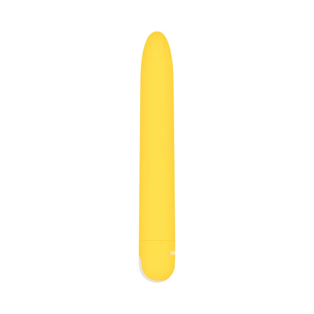 Evolved Sunny Sensations Rechargeable Silicone Sli mline Vibrator Yellow thumbnail