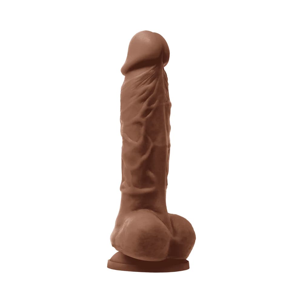 Colours Pleasures 5 in. Vibrating Dildo Brown thumbnail