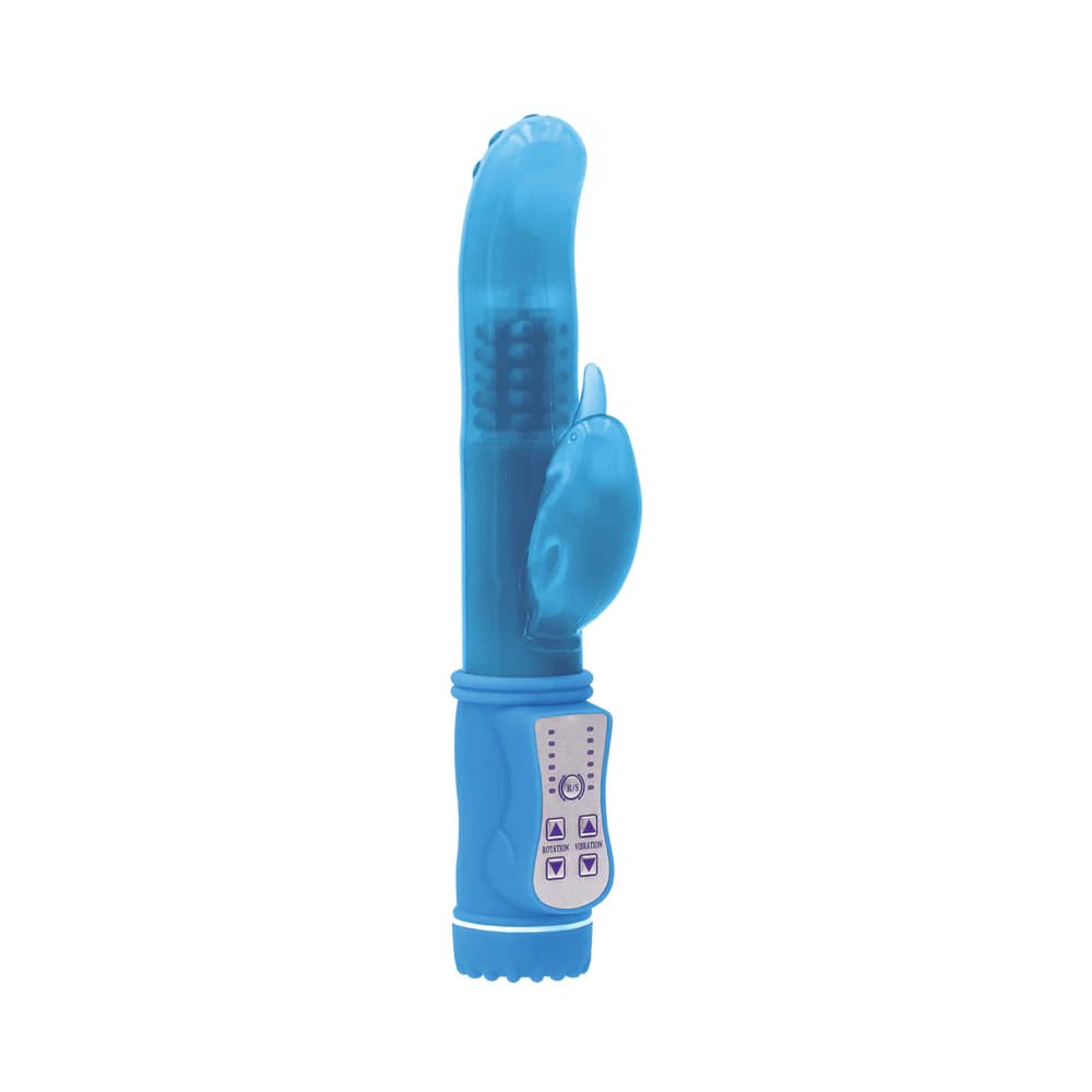 Firefly Jessica Rotating Dolphin Vibrator Blue thumbnail