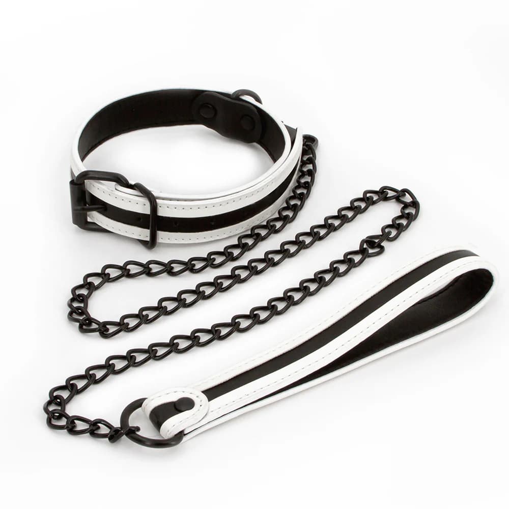 GLO Bondage Collar & Leash Green thumbnail