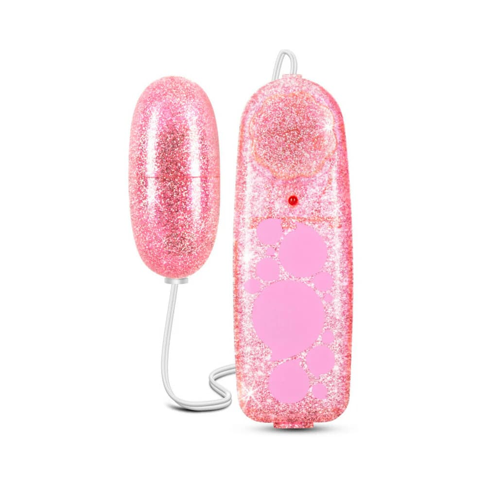 B Yours Glitter Power Bullet Remote-Controlled Egg Vibrator Pink thumbnail