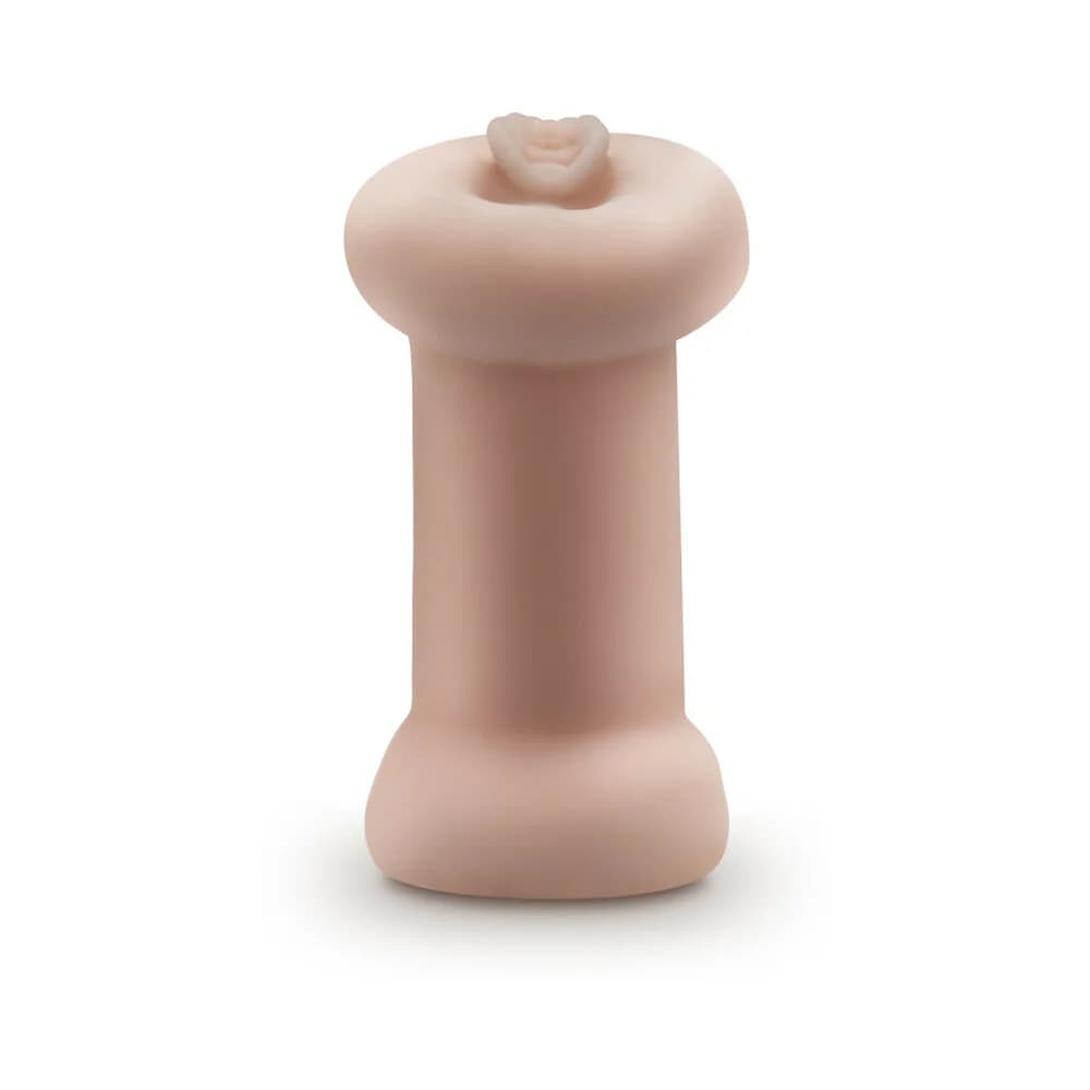 M for Men Soft + Wet Double Trouble Glow in the Dark Self-Lubricating Stroker Beige thumbnail
