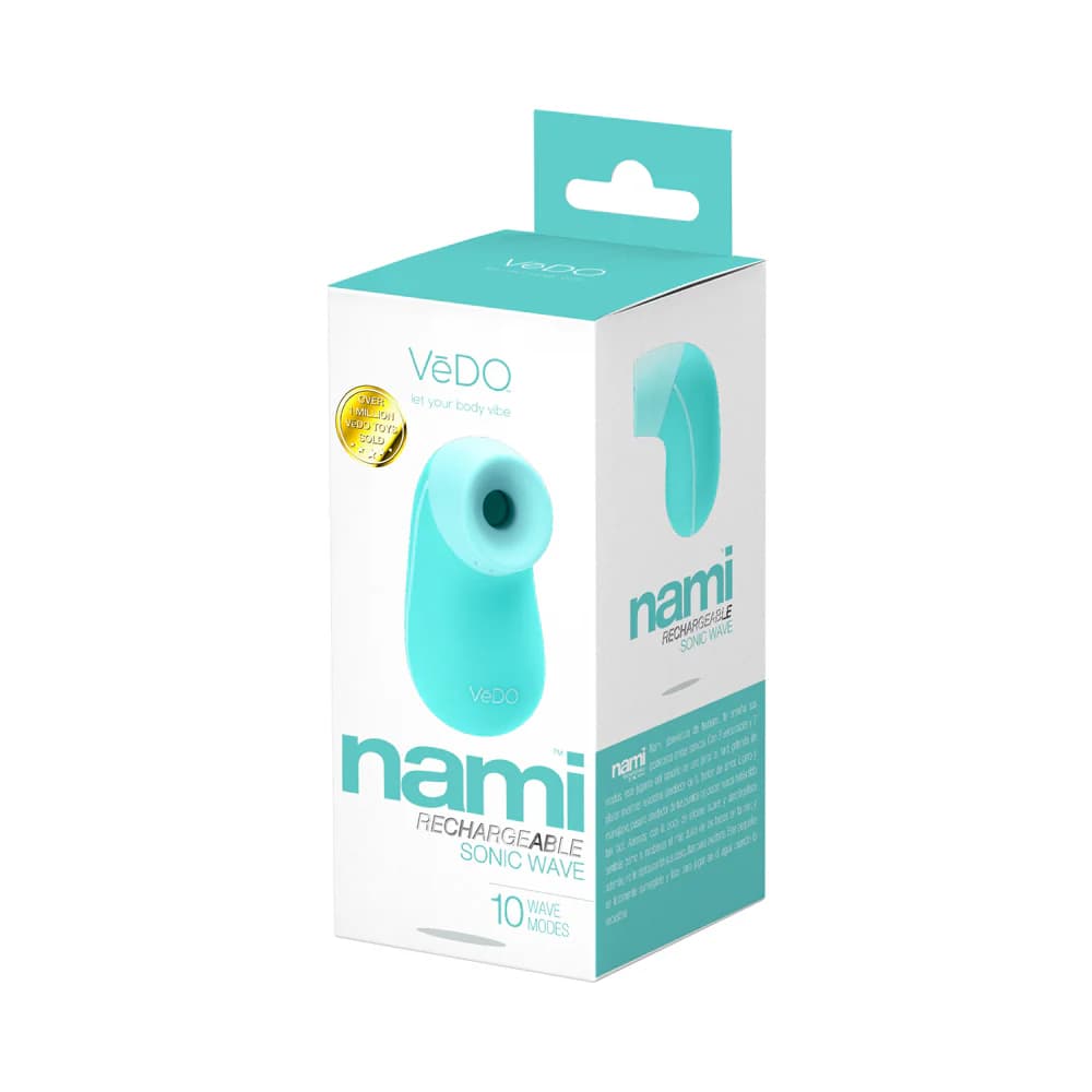 Vedo Nami Rechargeable Sonic Vibe Tease Me Turquoise thumbnail 5