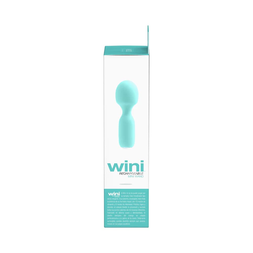 Vedo Wini Rechargeable Mini Wand Tease Me Turquoise thumbnail 7