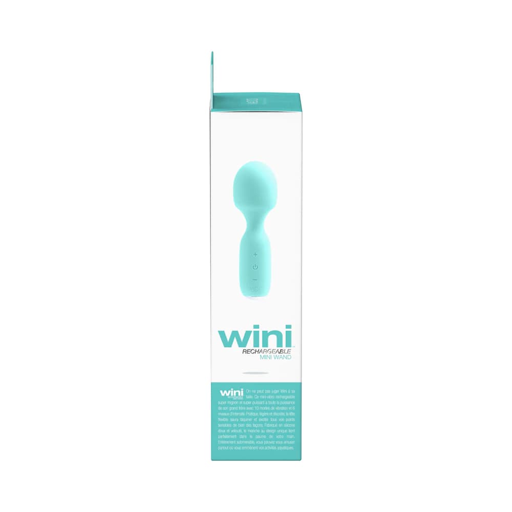 Vedo Wini Rechargeable Mini Wand Tease Me Turquoise thumbnail 8