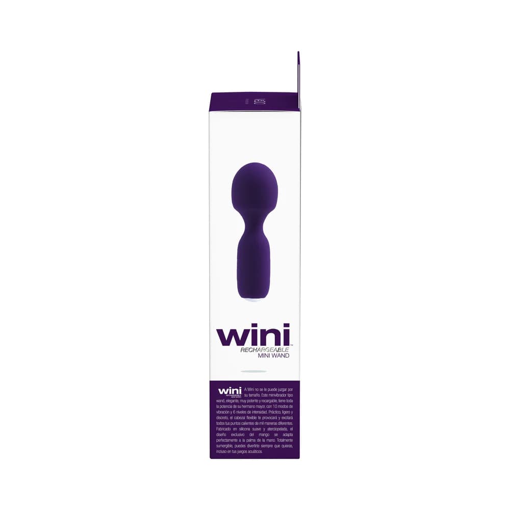 Vedo Wini Rechargeable Mini Wand Deep Purple thumbnail 8