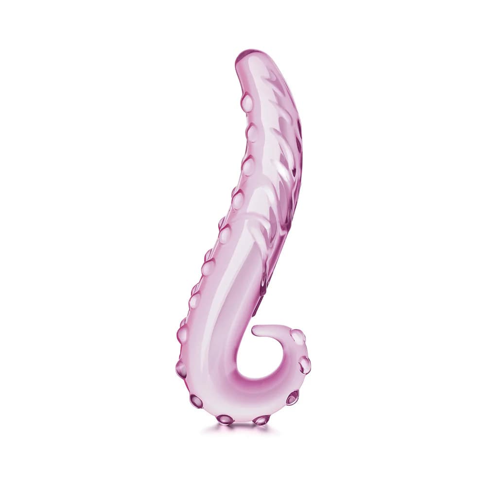 Glas 6 in. Lick-It Glass Dildo Pink thumbnail 2