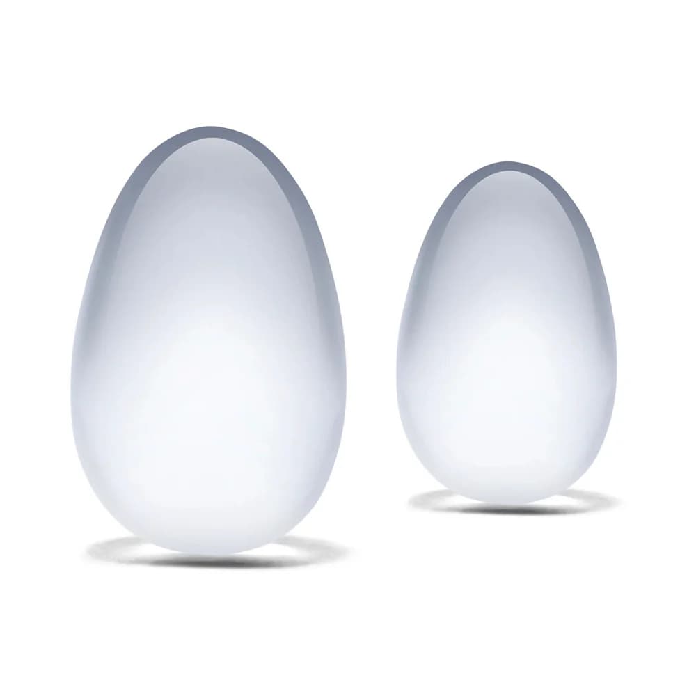 Glas 2-Piece Glass Yoni Egg Set thumbnail